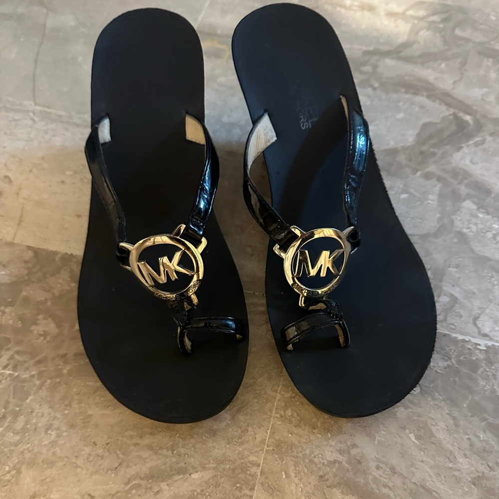 Y2k micheal kors Heeled sandal loop around toe - Picture 2 of 5